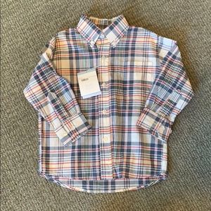 Boys Bella Bliss plaid button down shirt